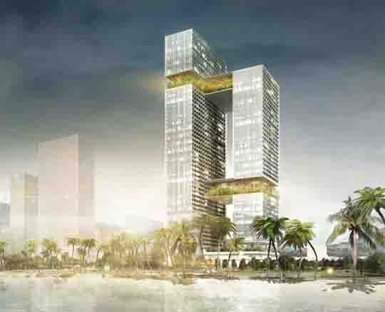 Bản thiết kế dự án Hoa Sen Tower do Công ty Group8Asia (Thụy Sĩ) thực hiện