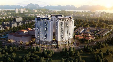 Phối cảnh dự án chung cư Dragon Castle Hạ Long
